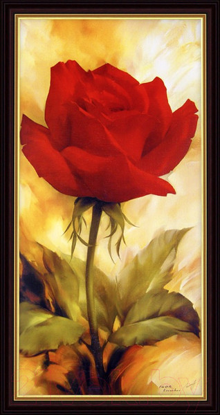 Изображение товара Картина Декарт Алая роза 8Л2464 (в раме)