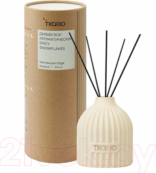 Изображение товара Аромадиффузор Tkano Edge. Spicy Snowflakes TK23-DIF0024 (200мл, бежевый)