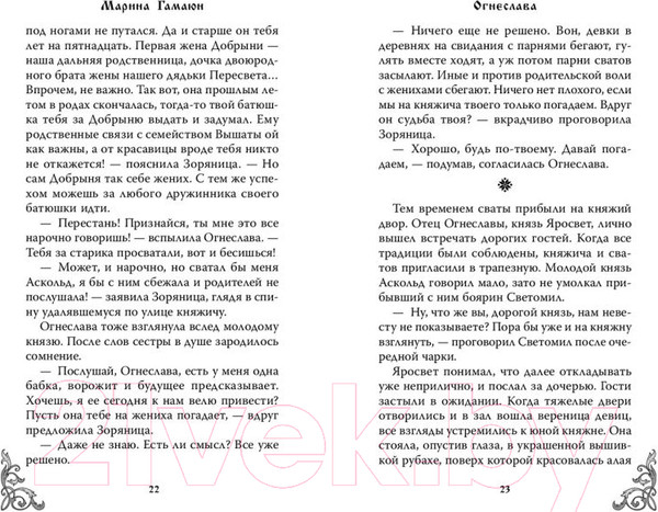 Изображение товара Книга FreeDom Огнеслава / 9785041926076 (Гамаюн М.)