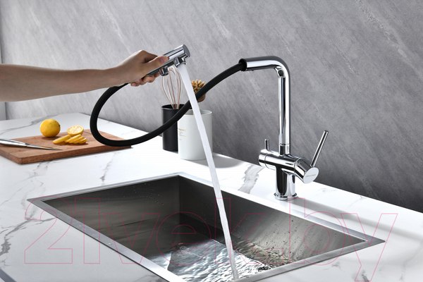 Изображение товара Смеситель Paulmark Serpentine Se213222-CR