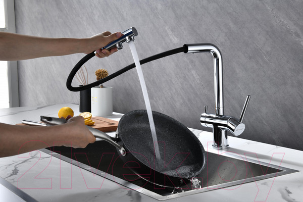Изображение товара Смеситель Paulmark Serpentine Se213222-CR