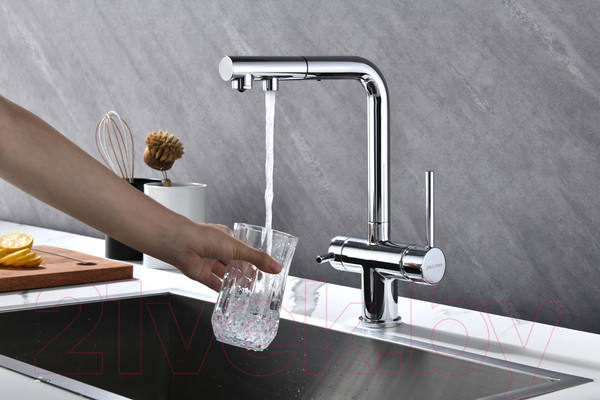 Изображение товара Смеситель Paulmark Serpentine Se213222-CR