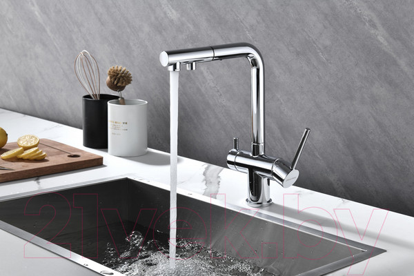 Изображение товара Смеситель Paulmark Serpentine Se213222-CR