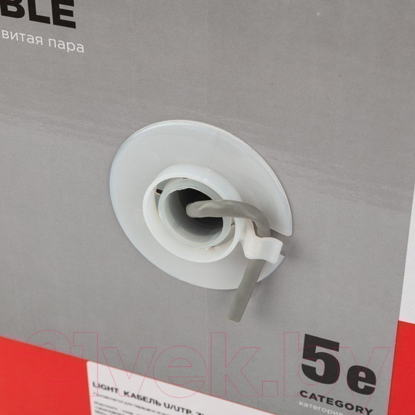 Изображение товара Кабель Rexant Light U/UTP CAT 5E ZH нг(А)-HF (LSZH) / 01-0059 (серый)