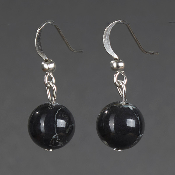 Изображение товара Серьги Wolves Элитный Варисцит 40823 №1 (черный)