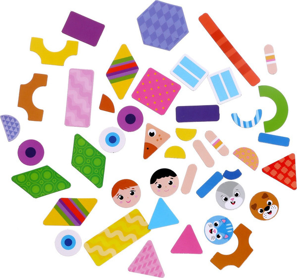 Изображение товара Развивающая книга Буква-ленд Книжка-игрушка. Магнитный конструктор / 6987820