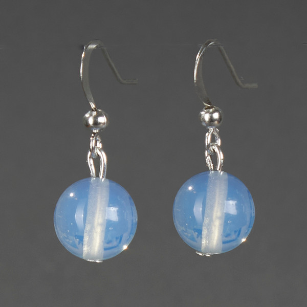 Изображение товара Серьги Wolves Элитный Лунный камень 40859 №1