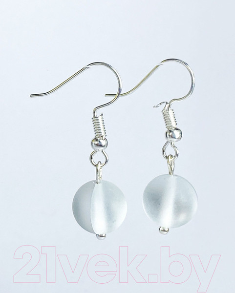 Изображение товара Серьги Wolves Элитный Опал 40868 №2 (снежный)