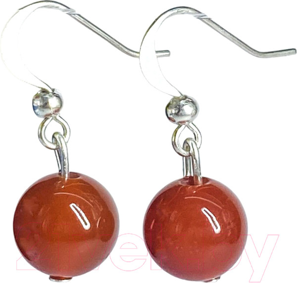 Изображение товара Серьги Wolves Элитный Сердолик 40887 №1