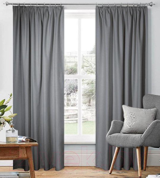 Изображение товара Комплект штор Nivasan Вельвет 4 на ленте 140x250 / H.VT-4