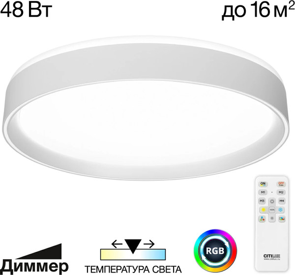 Изображение товара Потолочный светильник Citilux Boss CL751350G