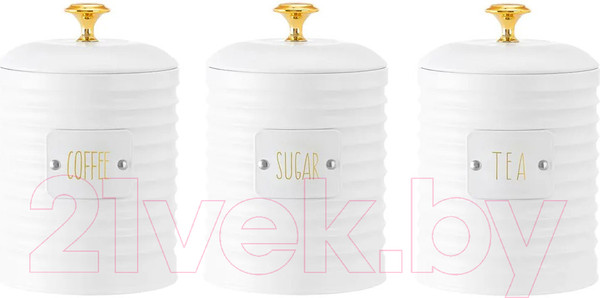 Изображение товара Набор емкостей для хранения Elan Gallery Tea, Coffee, Sugar / 240393