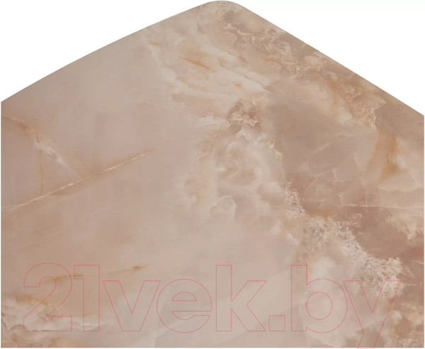 Изображение товара Обеденный стол M-City Alatri 120 Gloss / 614M05548 (Amber Jade Solid Ceramic/Black)