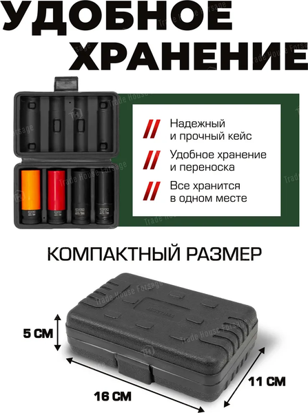 Изображение товара Набор головок слесарных RockForce RF-4032TH44 (25931)