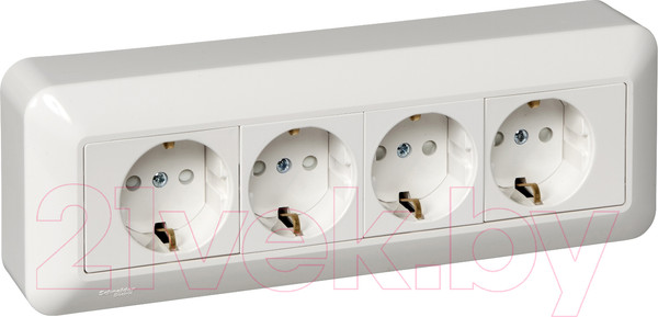 Изображение товара Розетка Systeme (Schneider) Electric Прима RA16-411M-BI