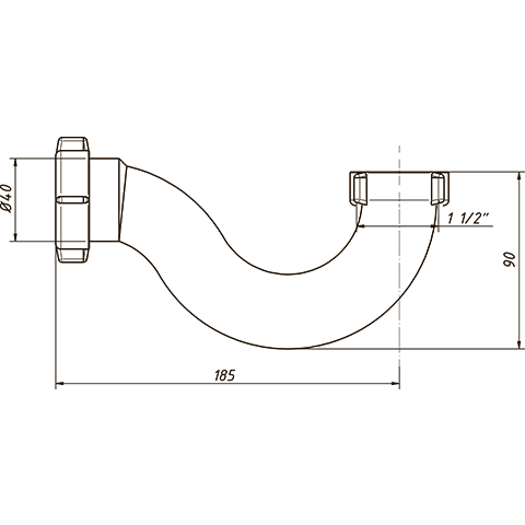 Изображение товара Сифон ОРИО A-4177