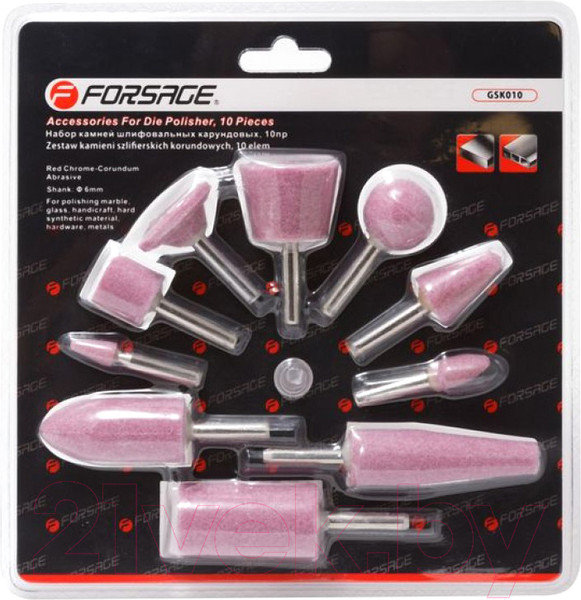 Изображение товара Набор насадок для гравера Forsage F-GSK010