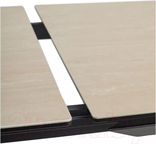 Изображение товара Обеденный стол M-City Cremona 140 TL-142 / 614М05538 (итальянская керамика/черный)