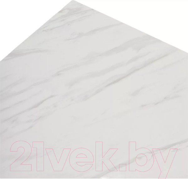 Изображение товара Обеденный стол M-City Estebio 160 KL-99 / 614M05573 (белый мрамор мат/итальянская керамика/серый)