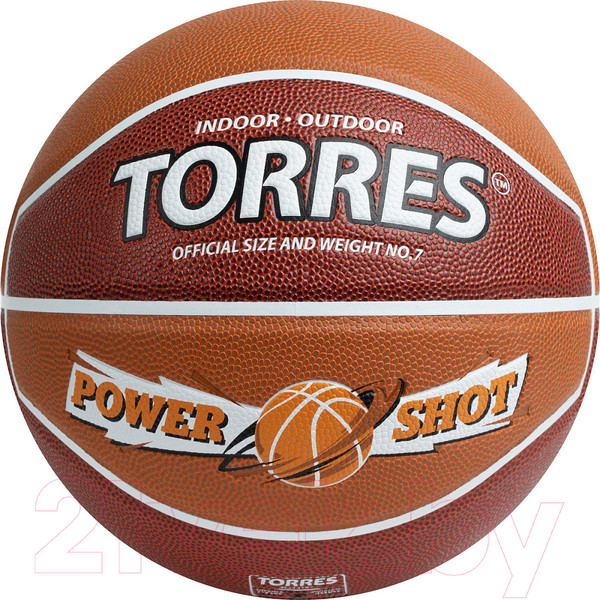 Изображение товара Баскетбольный мяч Torres Power Shot / B323187 (размер 7)