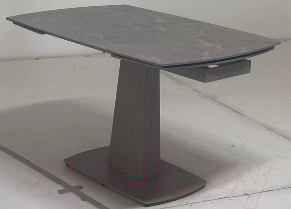 Изображение товара Обеденный стол M-City Balde 120 Matt / 614M05562 (Latte Stone Solid Ceramic/Taupe)