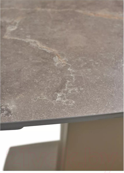 Изображение товара Обеденный стол M-City Balde 140 Matt / 614M05566 (Latte Stone Solid Ceramic/Taupe)