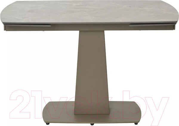 Изображение товара Обеденный стол M-City Balde 140 Matt / 614M05566 (Latte Stone Solid Ceramic/Taupe)