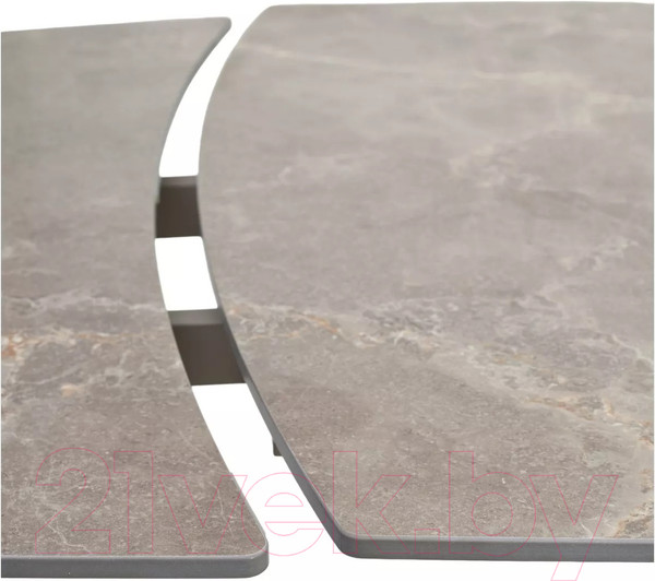 Изображение товара Обеденный стол M-City Balde 140 Matt / 614M05566 (Latte Stone Solid Ceramic/Taupe)