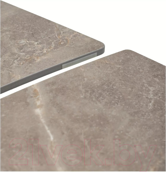 Изображение товара Обеденный стол M-City Balde 140 Matt / 614M05566 (Latte Stone Solid Ceramic/Taupe)