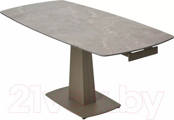 Изображение товара Обеденный стол M-City Balde 140 Matt / 614M05566 (Latte Stone Solid Ceramic/Taupe)