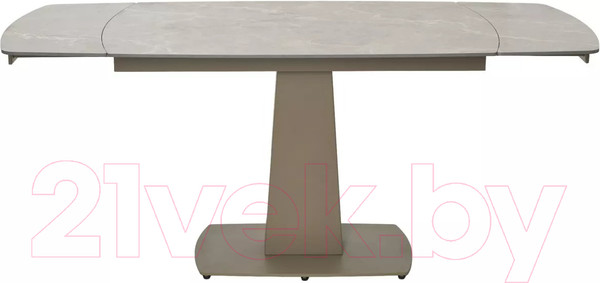 Изображение товара Обеденный стол M-City Balde 140 Matt / 614M05566 (Latte Stone Solid Ceramic/Taupe)