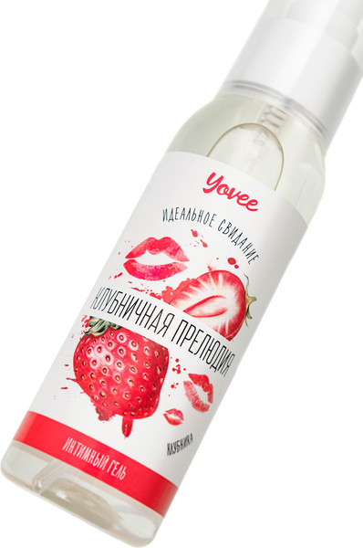 Изображение товара Лубрикант-гель Yovee Клубничная прелюдия со вкусом клубники / 721003 (100мл)