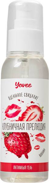 Изображение товара Лубрикант-гель Yovee Клубничная прелюдия со вкусом клубники / 721003 (100мл)