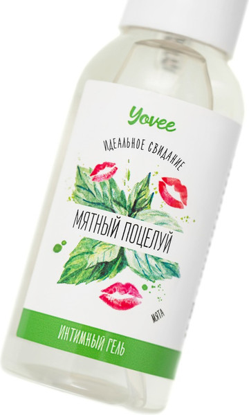 Изображение товара Лубрикант-гель Yovee Мятный поцелуй со вкусом мяты / 721006 (50мл)