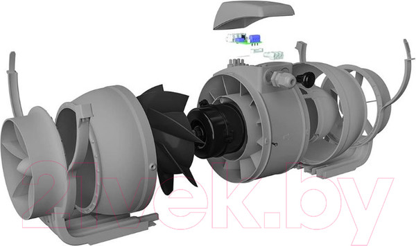 Изображение товара Вентилятор канальный ERA D100 Pro Typhoon 125 2SP AT