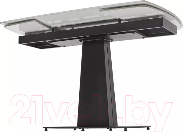 Изображение товара Обеденный стол M-City Balde 140 Matt / 614M05567 (White Marble Solid Ceramic/Black)