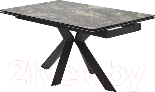 Изображение товара Обеденный стол M-City Belluno 160 KL-176 / 614M05693 (итальянская керамика/черный)