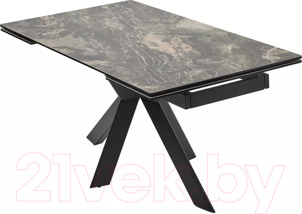 Изображение товара Обеденный стол M-City Belluno 160 KL-176 / 614M05693 (итальянская керамика/черный)