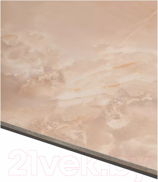 Изображение товара Обеденный стол M-City Corner 120 Gloss / 614M05546 (Amber Jade Solid Ceramic/Black)
