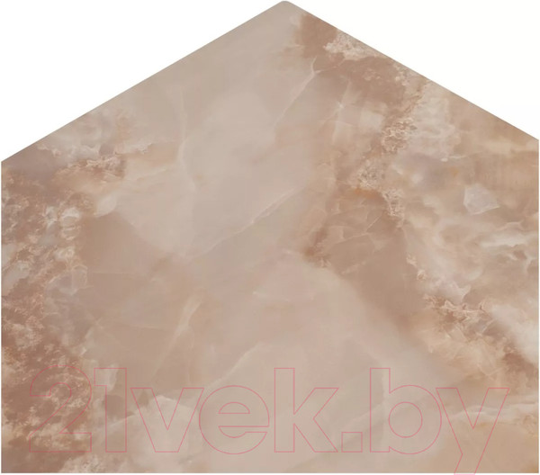 Изображение товара Обеденный стол M-City Corner 120 Gloss / 614M05546 (Amber Jade Solid Ceramic/Black)