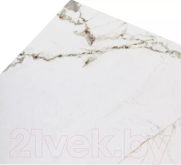 Изображение товара Обеденный стол M-City Corner 120 Gloss / 614M05545 (Golden Jade Solid Ceramic/White)