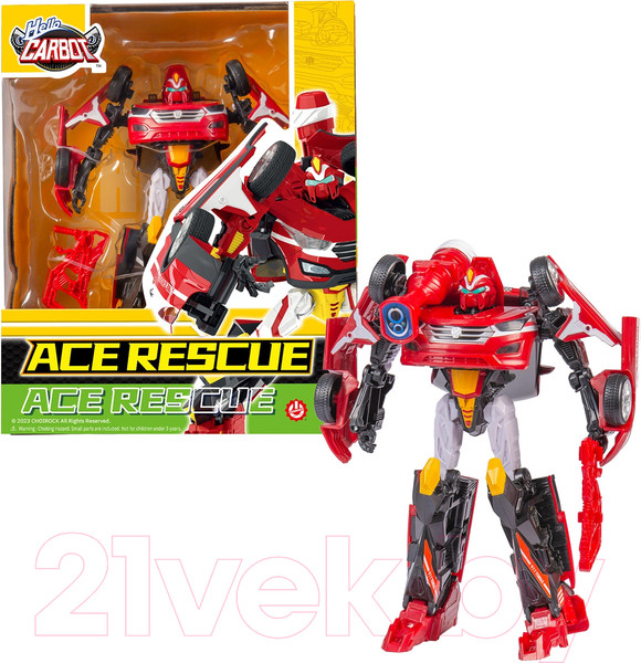 Изображение товара Робот-трансформер Hello Carbot Ace Rescue S1 / 42886