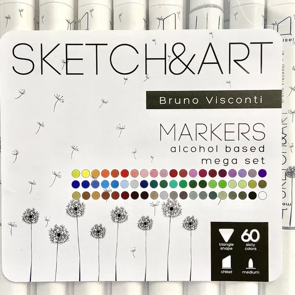 Изображение товара Набор маркеров Sketch & Art 22-0080 (60цв)