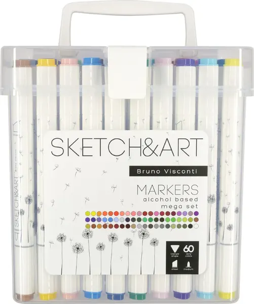 Изображение товара Набор маркеров Sketch & Art 22-0080 (60цв)