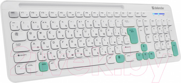 Изображение товара Комплект клавиатура и мышь Defender Cerrato C-978 / 45978 (белый/синий)