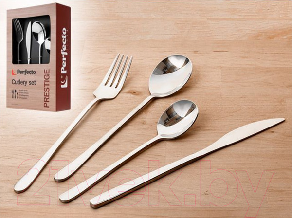 Изображение товара Набор столовых приборов Perfecto Linea Prestige 21-240110P (24шт)