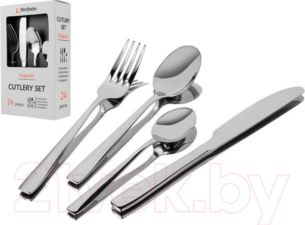 Изображение товара Набор столовых приборов Perfecto Linea Majestic 21-250110P (24шт)