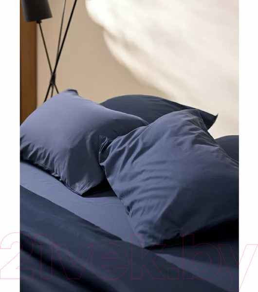 Изображение товара Комплект постельного белья Tkano Essential TK24-DC0002 (темно-синий)
