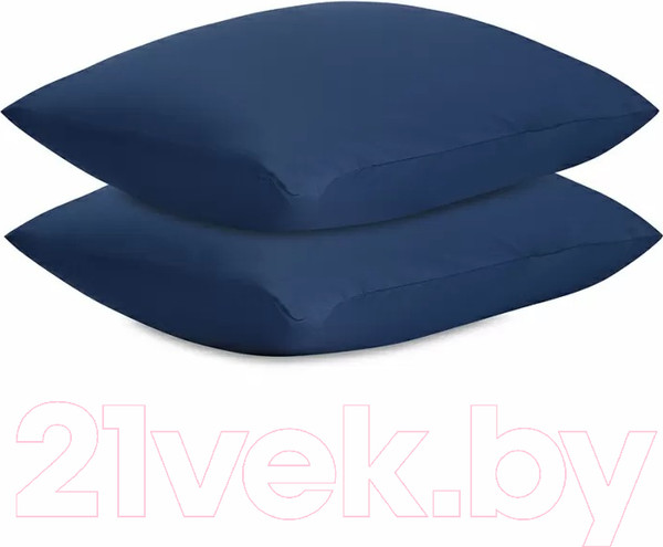 Изображение товара Комплект постельного белья Tkano Essential TK24-DC0002 (темно-синий)