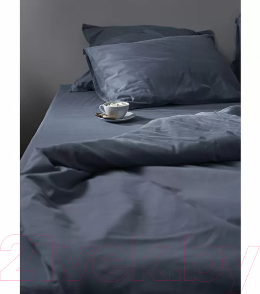 Изображение товара Комплект постельного белья Tkano Essential TK23-DC0003 (джинсово-синий)